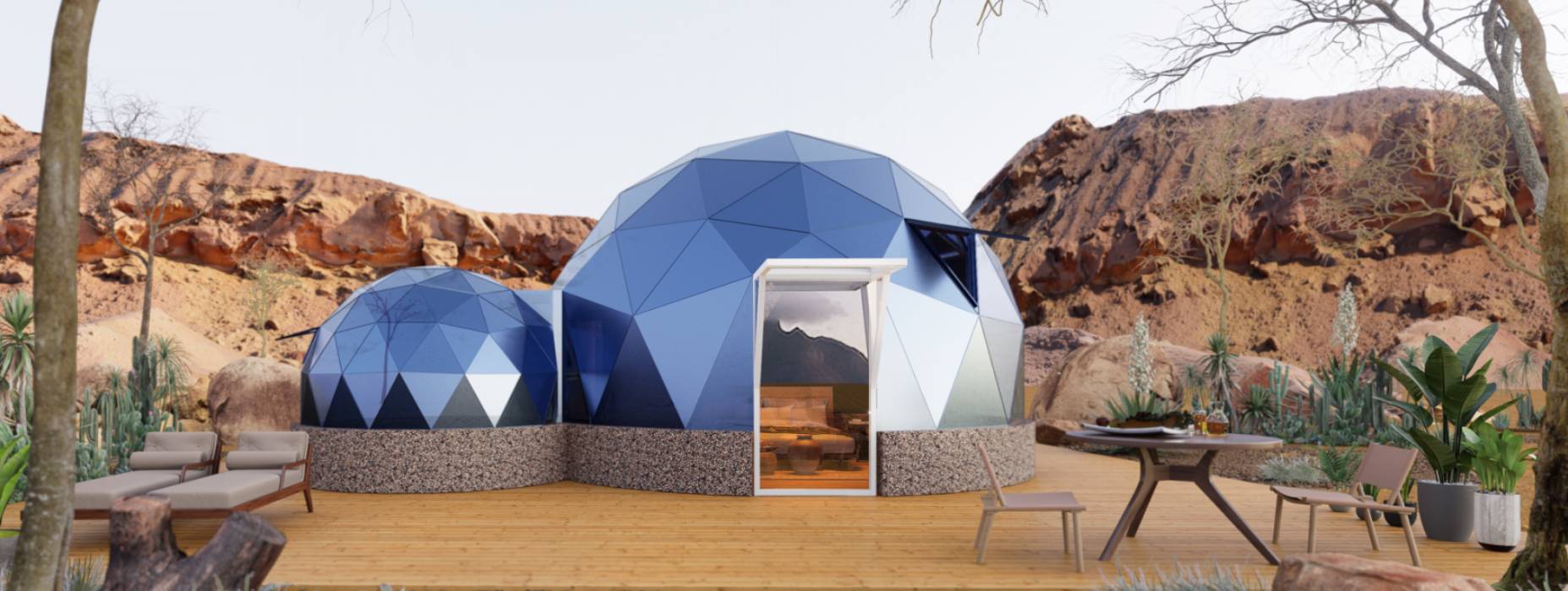 弥渡县球形智能光伏玻璃星空房